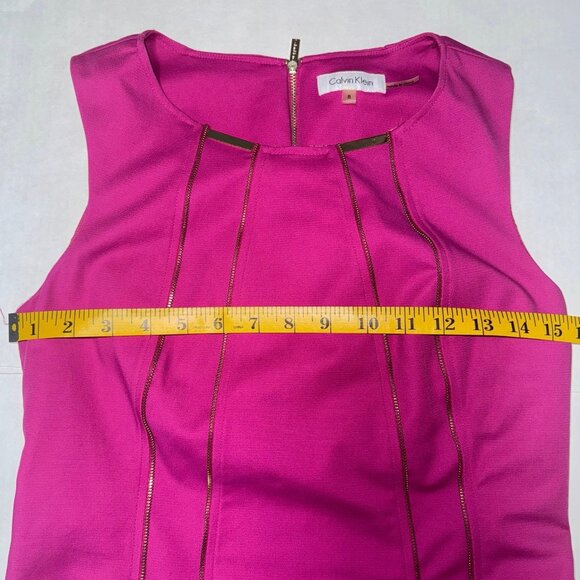 Calvin Klein Womens 8 Sheath Dress Workwear Professional Career Feminine Formal - Picture 7 of 8